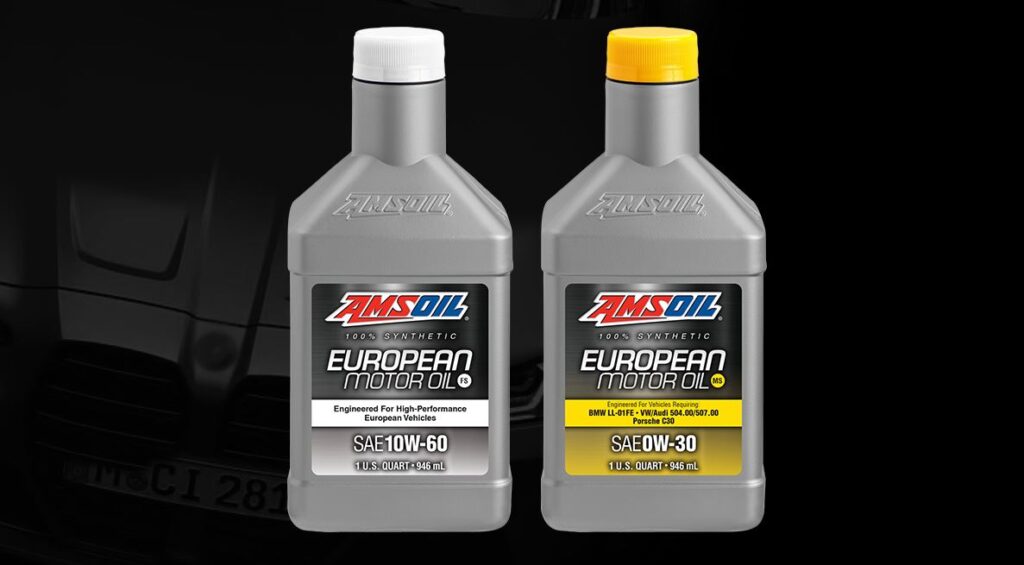 AMSOIL Synthetic European Motor Oil
